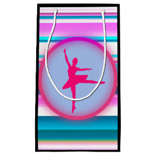 Girls Ballerina Dance Stripes Klein Cadeauzakje