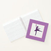 Girls Ballet Dancer Pastel - Gepersonaliseerd Notitieboek (Binnen)
