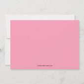 Girls Barn Animal Fun Photo Birthday Invitation Kaart (Achterkant)