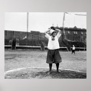 Girls Baseball, 1913 Poster