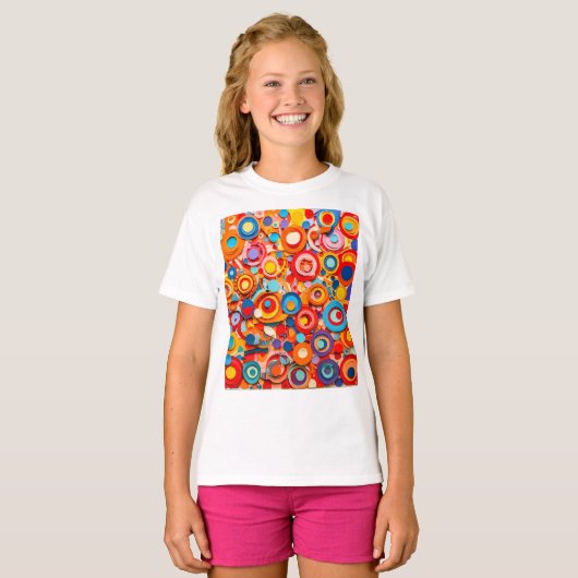 Girl's Basic T-Shirt (Devant entier)