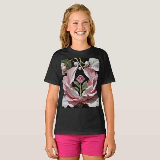 Girl's Basic T-Shirt (Devant entier)