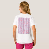 Girls' Basic T-Shirt – Butterfly Garden (Dos entier)