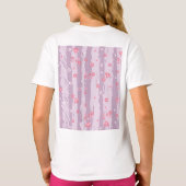 Girls' Basic T-Shirt – Butterfly Garden (Dos)