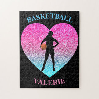 Girls Basketball Jigzaag Puzzle Legpuzzel