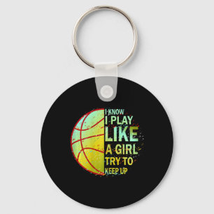 Girls Basketball Sleutelhanger