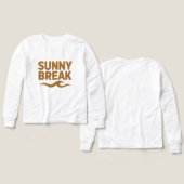 Girls Bella+Canvas Tri-blend Long Sleeve Shirt, So (Motif Recto et Verso)