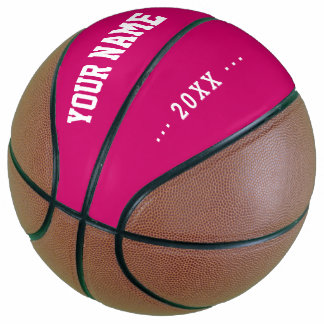 Girls Birthday gift idee aangepaste naam roze Basketbal