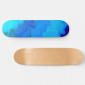 Girls Blue Tie Dye Skateboard (Horizontaal)
