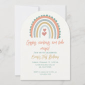 Girl's Boho Rainbow Dreams mintgroen Kaart (Voorkant)