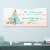 Girls Boho Tribal TeePee Baby shower Spandoek (Beurs)