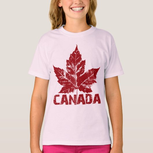 Girl's Canada Sweatshirt Kind Souvenir Shirten (Voorkant)
