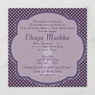 Girls Candlelighting Ceremony Kaart