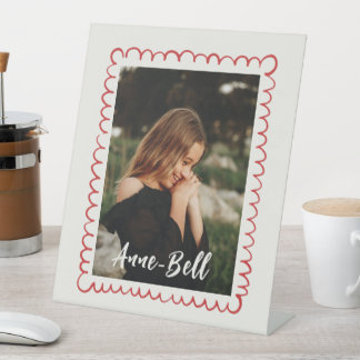 Girls Cherry Sweet 16th Birthday Reclamebord Met Voetstuk