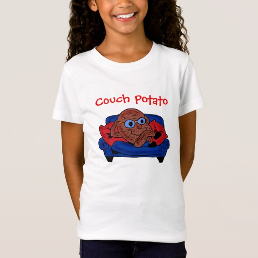 Girls Couch Potato shirt (Voorkant)