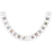 Girls Cute Fun to be One Birthday Milestone Photo Vlaggetjes (Alle)