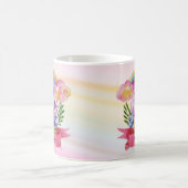 Girls Cute Paarse Unicorn Rainbow Koffiemok (Center)