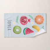 Girls Cute Tropical Summer Fruit Pattern Kinderen Bad Handdoek (Handdoek)