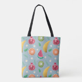 Girls Cute Tropical Summer Fruit Pattern Kinderen Draagtas (Achterkant)