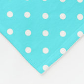 Girls Dance Polka Dot Fleece Deken (Hoek)