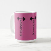 #Girls die de Mok van Barbell optillen (Voorkant links)
