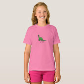 Girl's Dino-T-shirt T-shirt (Voorkant volledig)