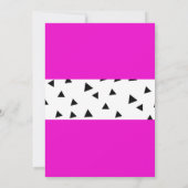 Girls Dinosaur Birthday Kinder uitnodigingen (Achterkant)