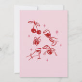 Girls Dirty Thirty Birthday Uitnodiging (Achterkant)