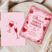 Girls Dirty Trente Anniversaire Invitation