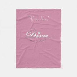 Girl's "Diva in Training" Fleece Deken