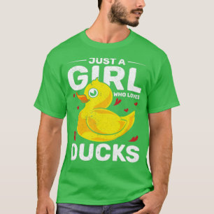 Girls Duckie Women Bath Duck Bath Speelgoed Rubber T-shirt