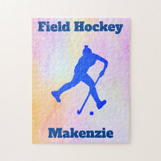Girls Field Hockey Puzzle Legpuzzel