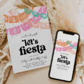 Girl's Fiesta Verjaardag Uitnodiging