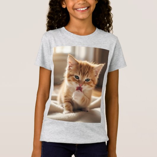Girls' Fine Jersey T-Shirt (Devant)