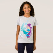 Girls' Fine T-Shirt (Voorkant volledig)