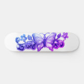 Girls Floral Butterfly Skateboard (Horizontaal)