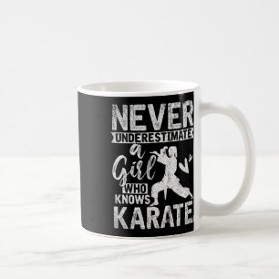 Girls Gift onderschat nooit een meisje dat Ka kent Koffiemok