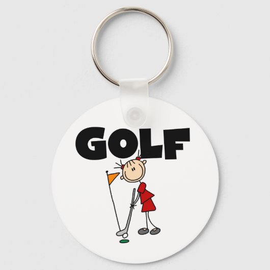 Girls GOLF Sleutelhanger (Voorkant)