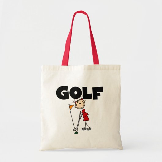 Girls GOLF T-shirts en cadeautjes Tote Bag (Voorkant)