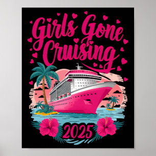Girls Gone Cruising 2025 Vrouwen Cruise Vakantie B Poster