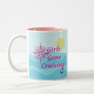 Girls Gone Cruising Tweekleurige Koffiemok