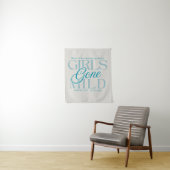 Girls Gone Mild - Aangepaste Bachelorette Design T Wandkleed (In situ)