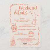 Girls Gone Mild Bachelorette Invitation | Boho Spa (Dos)