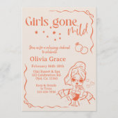 Girls Gone Mild Bachelorette Invitation | Boho Spa (Devant)