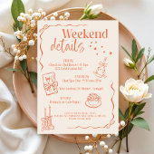 Girls Gone Mild Bachelorette Invitation | Boho Spa