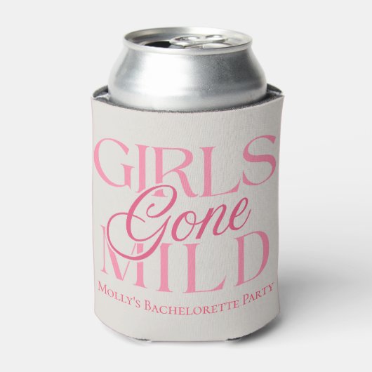 Girls Gone Mild - Custom Bachelorette Design Blikjeskoeler (Blikje Voorkant)
