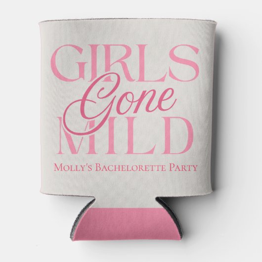 Girls Gone Mild - Custom Bachelorette Design Blikjeskoeler (Voorkant)