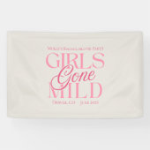 Girls Gone Mild - Custom Bachelorette Design Spandoek (Horizontaal)