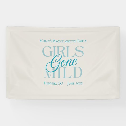 Girls Gone Mild - Custom Bachelorette Design Spandoek (Horizontaal)