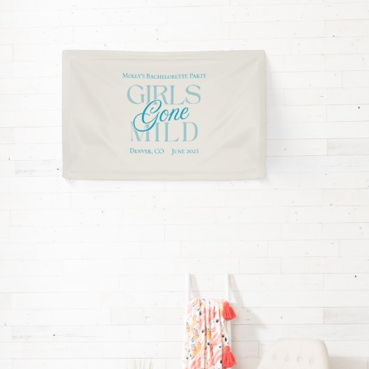 Girls Gone Mild - Custom Bachelorette Design Spandoek (Insitu)